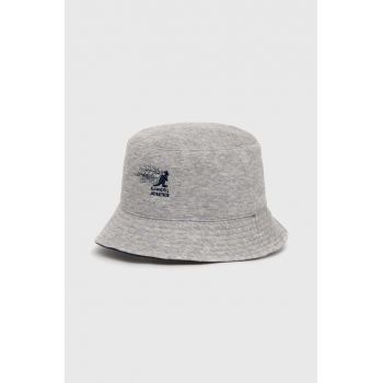 Kangol pălărie cu două fețe culoarea gri