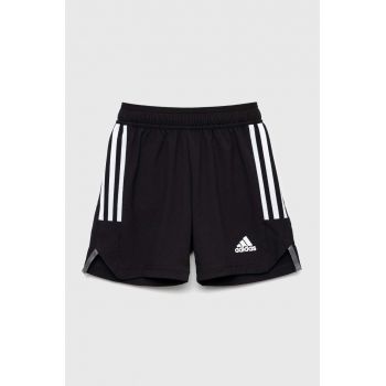 Adidas Performance pantaloni scurti copii CON22 MD SHO Y culoarea negru, talie reglabila