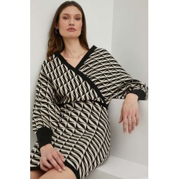 Answear Lab rochie culoarea negru, mini, mulata