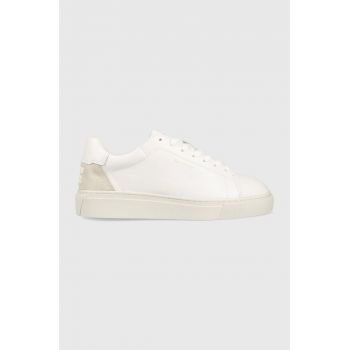 Gant sneakers din piele Julice culoarea alb