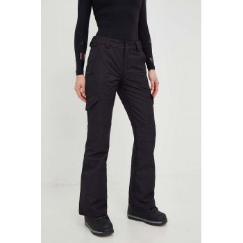 Volcom pantaloni de schi culoarea negru