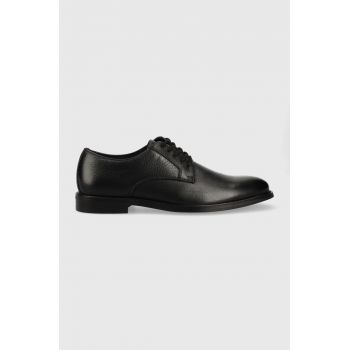 Aldo pantofi de piele Hanford barbati, culoarea negru, 13538040.HANFORD
