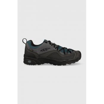 Keen pantofi Wastach Crest WP barbati, culoarea gri