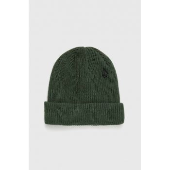 Volcom caciula culoarea verde