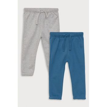 Set de pantaloni sport cu snururi de ajustare - 2 perechi