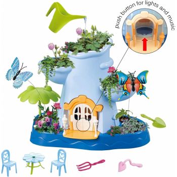 Set educativ Gradina Magica DIY, Ciupercuta Magic Garden, bleu ieftina