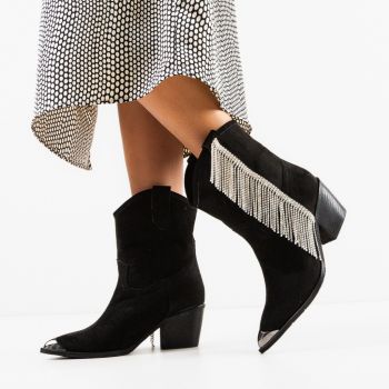 Botine dama Lacran Negre
