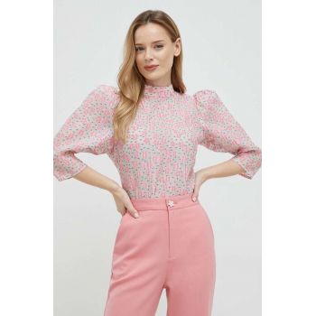 Custommade bluza Davida femei, culoarea roz, modelator