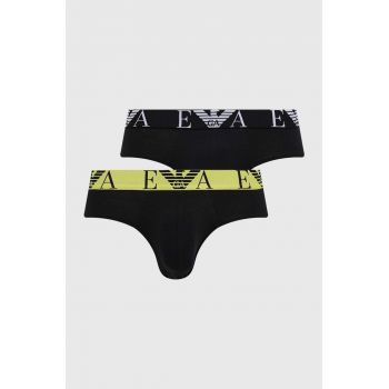 Emporio Armani Underwear slip barbati, culoarea negru