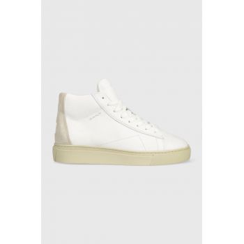 Gant sneakers din piele Julice culoarea alb