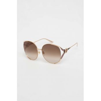 Gucci ochelari de soare culoarea galben