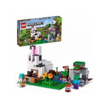 LEGO Minecraft Ferma cu Iepuri 21181