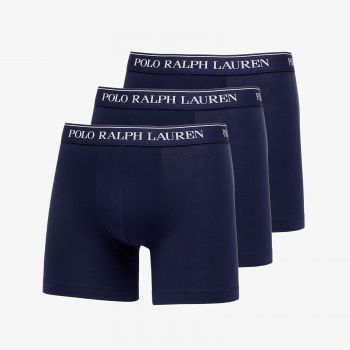 Ralph Lauren Boxer Briefs 3 Pack Navy la reducere