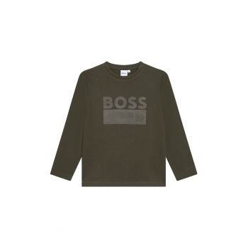 Bluza de bumbac cu imprimeu logo