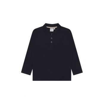 Bluza polo de bumbac cu logo