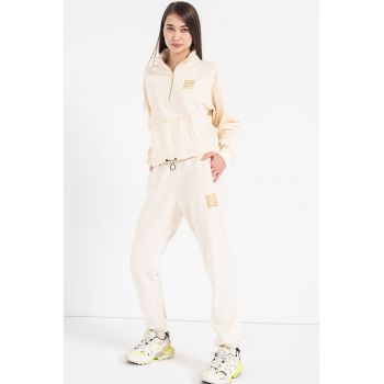 Pantaloni cu imprimeu logo pentru fitness