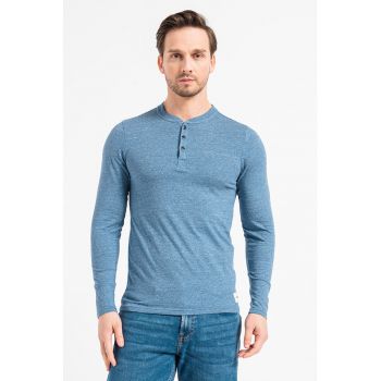 Bluza cu decolteu henley Achenley