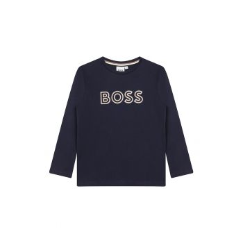Bluza de bumbac cu imprimeu logo
