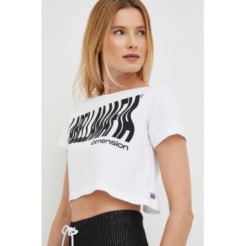 LaBellaMafia tricou din bumbac culoarea alb