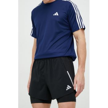 Adidas Performance pantaloni scurți de alergare Designed for Running barbati, culoarea negru ieftini