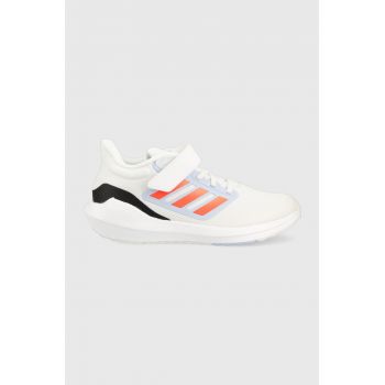 Adidas sneakers pentru copii ULTRABOUNCE EL K culoarea alb