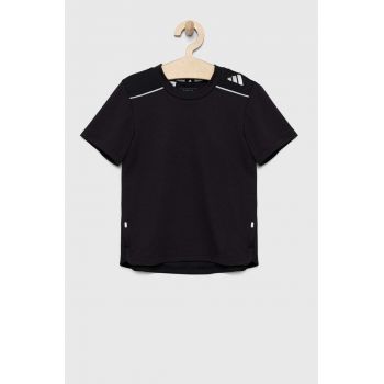 Adidas tricou copii culoarea negru, cu imprimeu