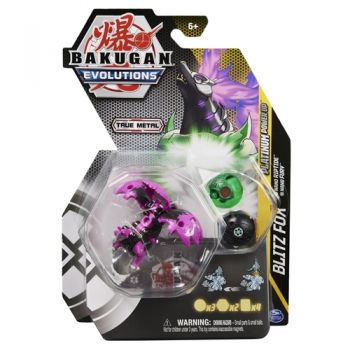Set 3 Bakugani Spin Master Platinum Powerup S4 Blitz Fox, Nano Riptide si Nano Fury