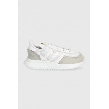 Adidas Originals sneakers pentru copii RETROPY F2 EL I culoarea alb