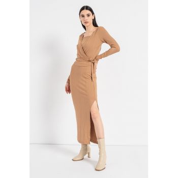 Rochie midi striata