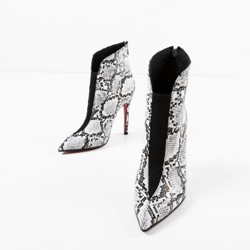 Botine dama Corner Print