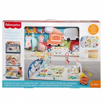 Covor activitati in oras Fisher Price
