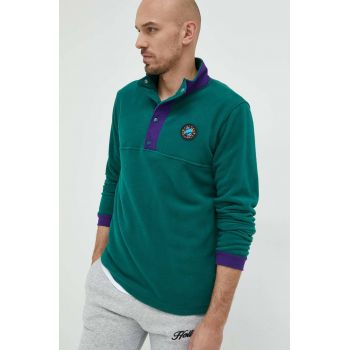 Adidas Originals bluza barbati, culoarea verde, modelator