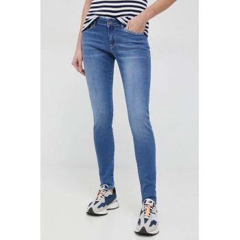 Pepe Jeans jeansi Soho femei medium waist ieftini