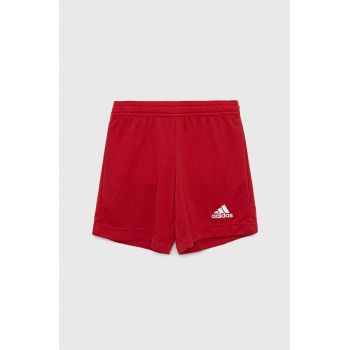 Adidas Performance pantaloni scurti copii ENT22 SHO Y culoarea rosu, talie reglabila ieftini