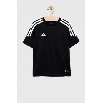 Adidas Performance tricou copii TIRO culoarea negru, neted