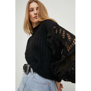 Answear Lab pulover femei, culoarea negru, light