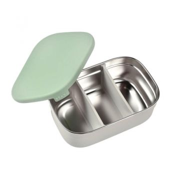 Caserola inox Beaba Sage Green