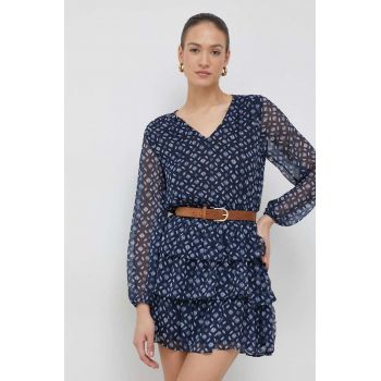 Pepe Jeans rochie Eyra culoarea albastru marin, mini, evazati ieftina