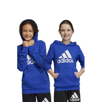 Adidas bluza copii U BL cu glugă, cu imprimeu