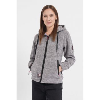 Hanorac din fleece cu buzunare laterale Twelve