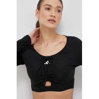 Adidas Performance mânecă lungă de antrenament Dance culoarea negru