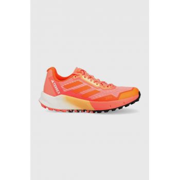 Adidas TERREX pantofi Agravic Flow femei, culoarea portocaliu de firma originala