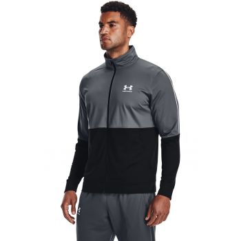 Bluza cu model colorblock si fermoar - pentru fitness