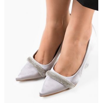Pantofi dama Farrah Gri