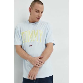 Tommy Jeans tricou din bumbac cu imprimeu