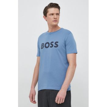 BOSS tricou din bumbac BOSS CASUAL barbati, cu imprimeu