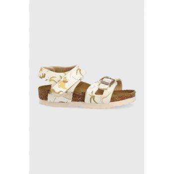 Birkenstock sandale copii culoarea bej