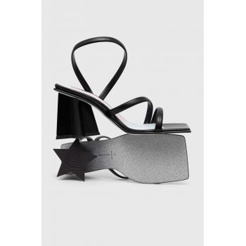 Chiara Ferragni sandale CF3130_001 culoarea negru, CF STAR HEEL 85 de firma originale
