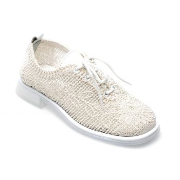 Pantofi GRYXX albi, 924311, din material textil