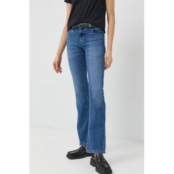 Wrangler jeansi Bootcut 625 femei medium waist, damskie high waist